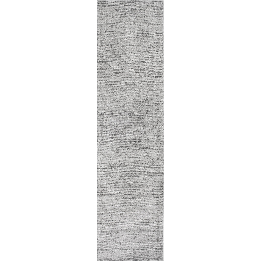 Artimas Abstract Transitional Performance Gray Rug Ebern Designs Rug Size: Runner 2'6" x 14'