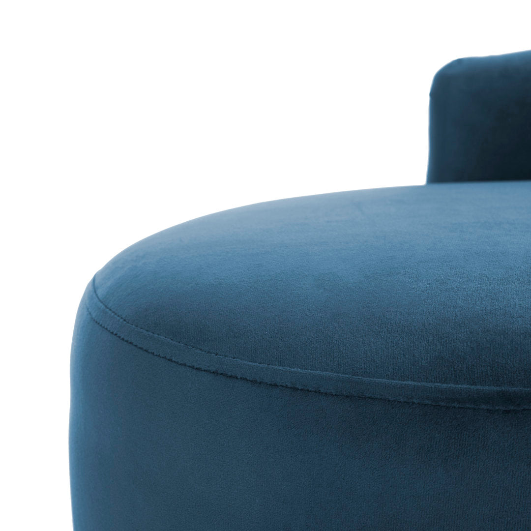Frankie Right-Arm Chaise Lounge Mercer41 Fabric: Navy