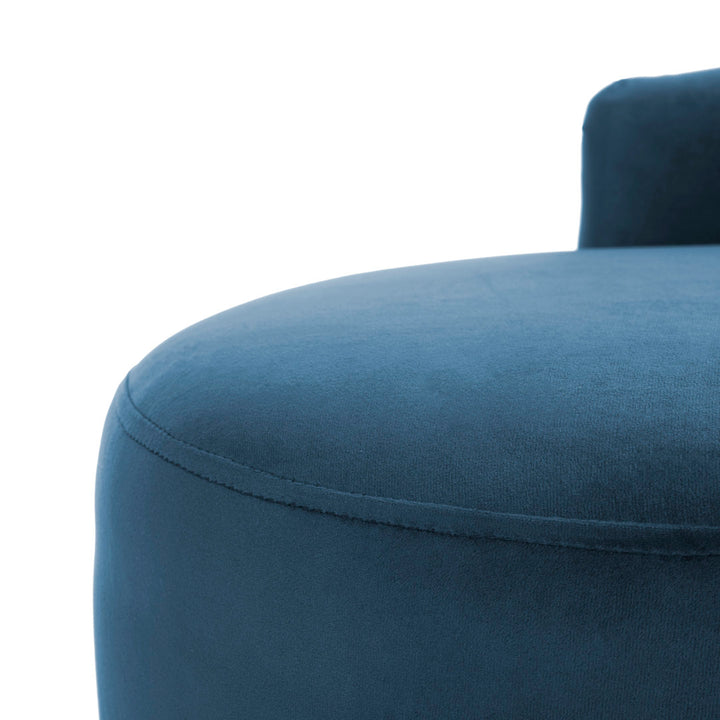 Frankie Right-Arm Chaise Lounge Mercer41 Fabric: Navy