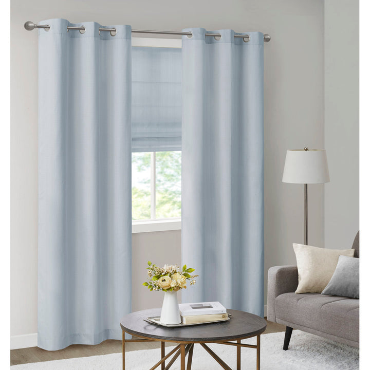 Galen Basketweave Cordless Room Darkening Roman Shade Madison Park Length & Width: 39"W x 64"L