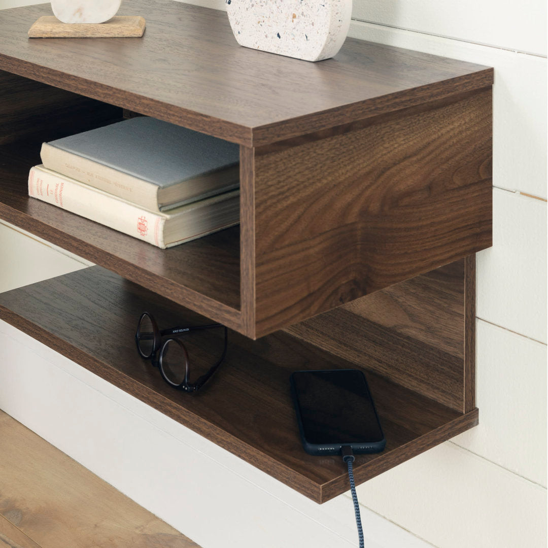 Sazena Nightstand South Shore Color: Natural Walnut