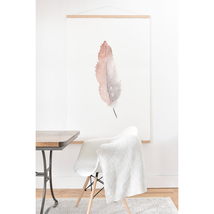 Wonder Forest Freedom Feather - Graphic Art Print East Urban Home Size: 20" H x 20" W x 0.5" D Format: Paper