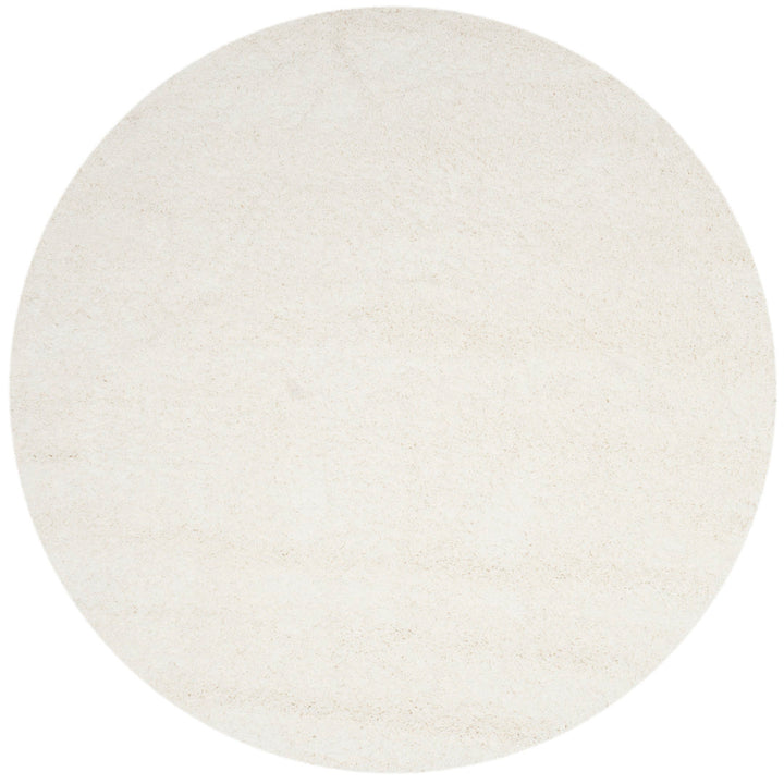Assar White Area Rug Wade Logan® Rug Size: Round 9'