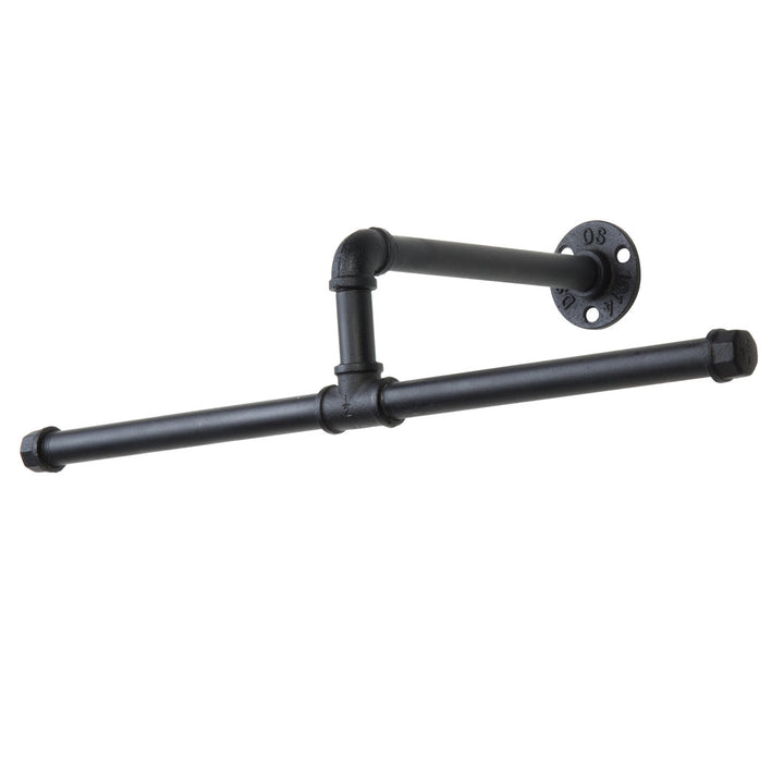 Wall-Mounted T-Bar Pipe Hanging Clothing Rack Symple Stuff