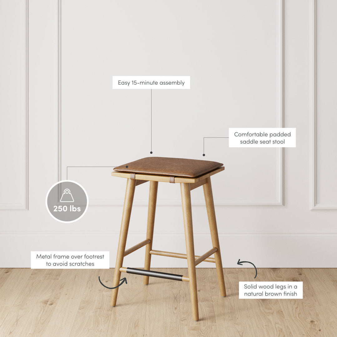 Bryseida 24" Counter Stool (Set of 2) Wade Logan®