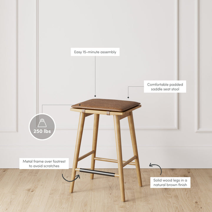 Bryseida 24" Counter Stool (Set of 2) Wade Logan®