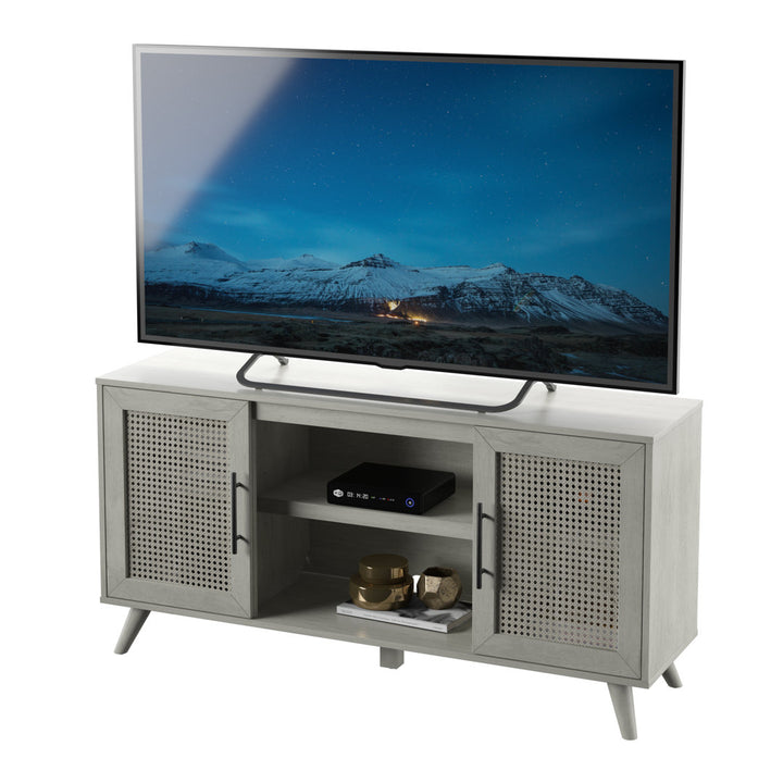 Casspi TV Stand for TVs up to 65" Sand & Stable™ Color: Fairfax Oak