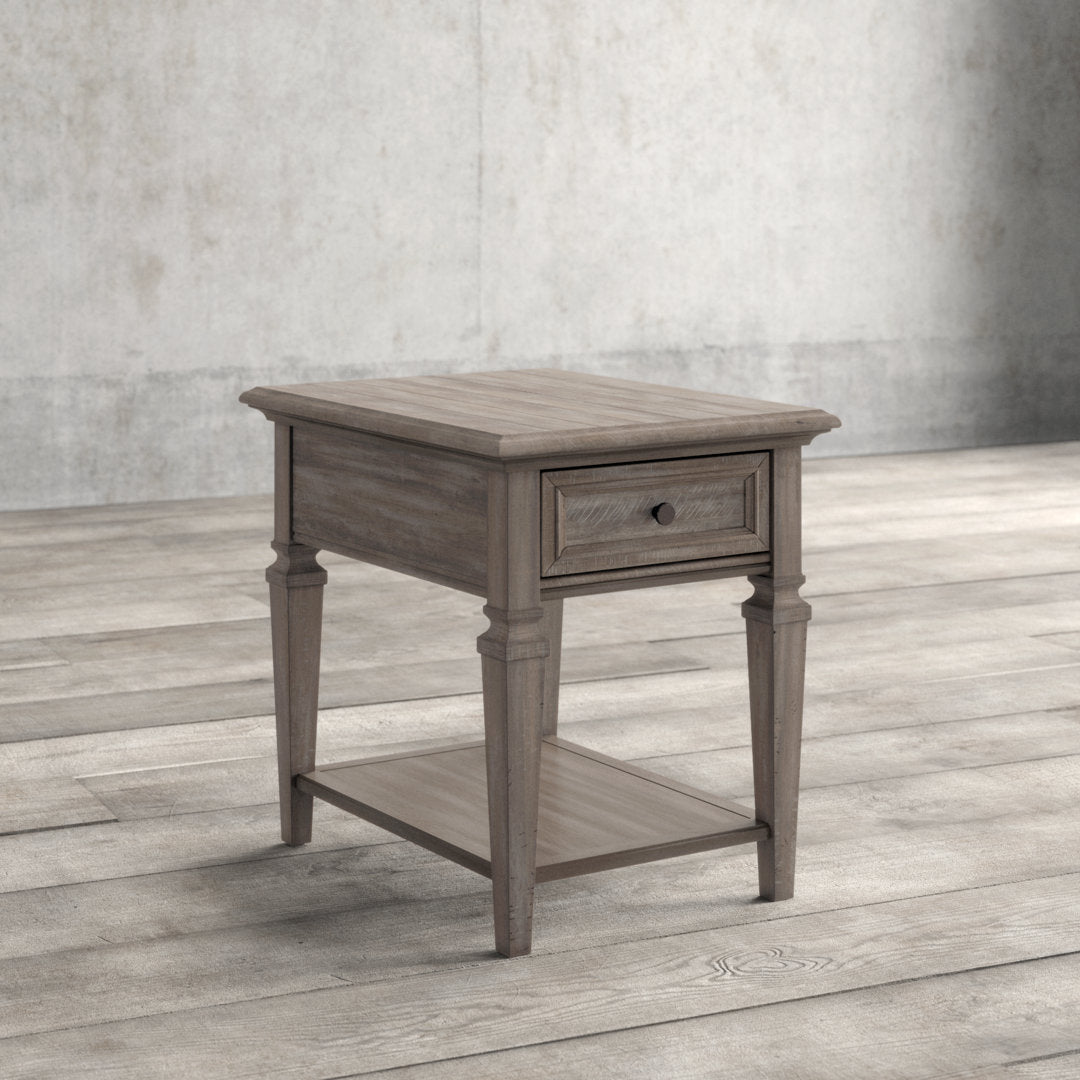 Dube End Table with Storage Laurel Foundry Modern Farmhouse®