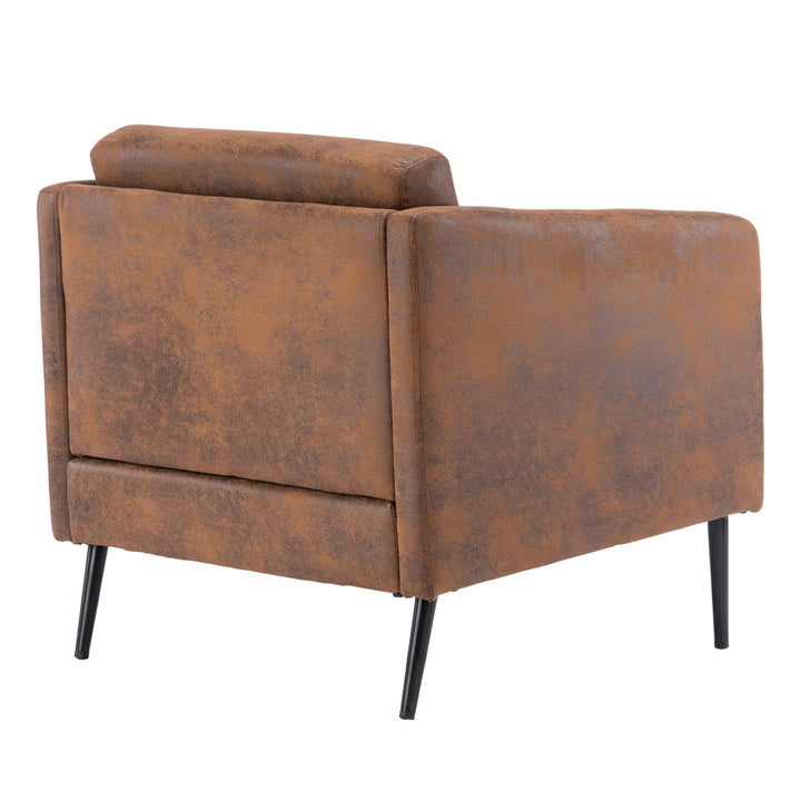 Raionna Wide Tufted 17 Stories Fabric: Bronzed Gilded Microfiber / Microsuede