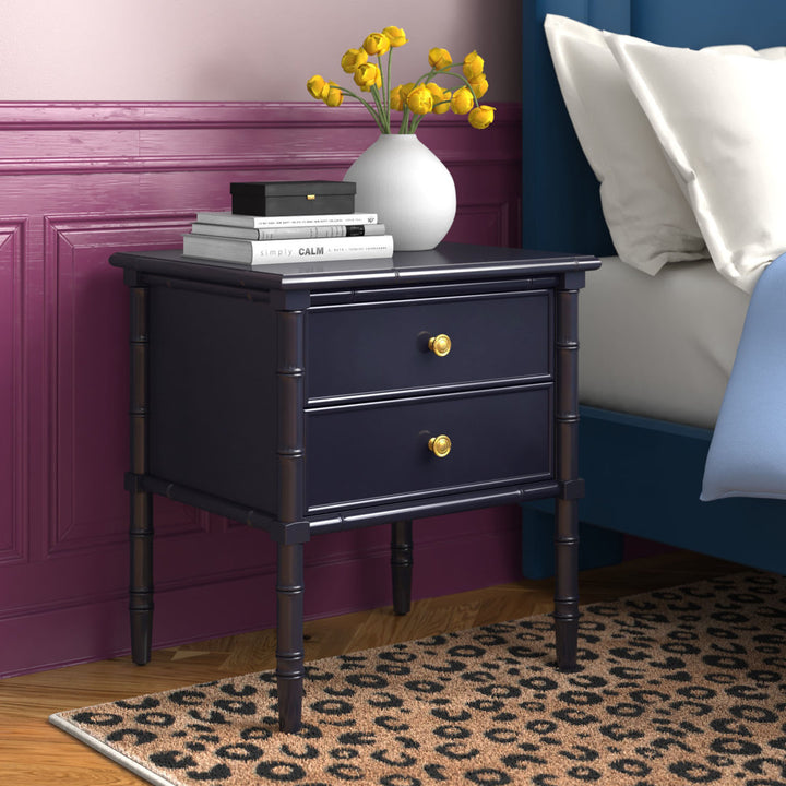 Monserrat 2 - Drawer Nightstand Willa Arlo™ Interiors Color: Navy