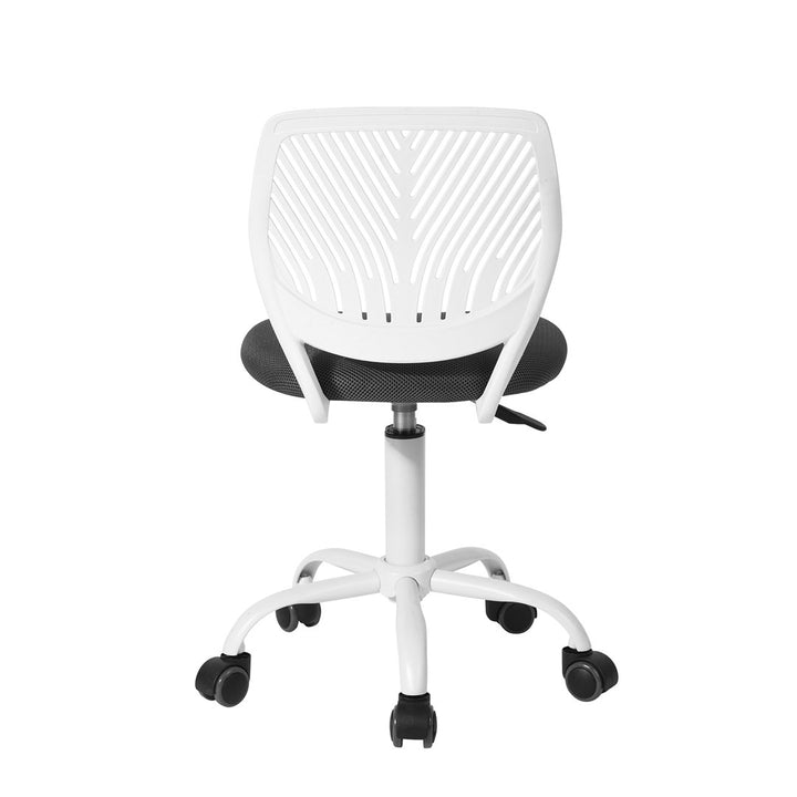 Elkland 360° Swivel Mesh Fabric Writing Office Task Chair with Height Adjustable for Teenager Hashtag Home Upholstery Color: Gray