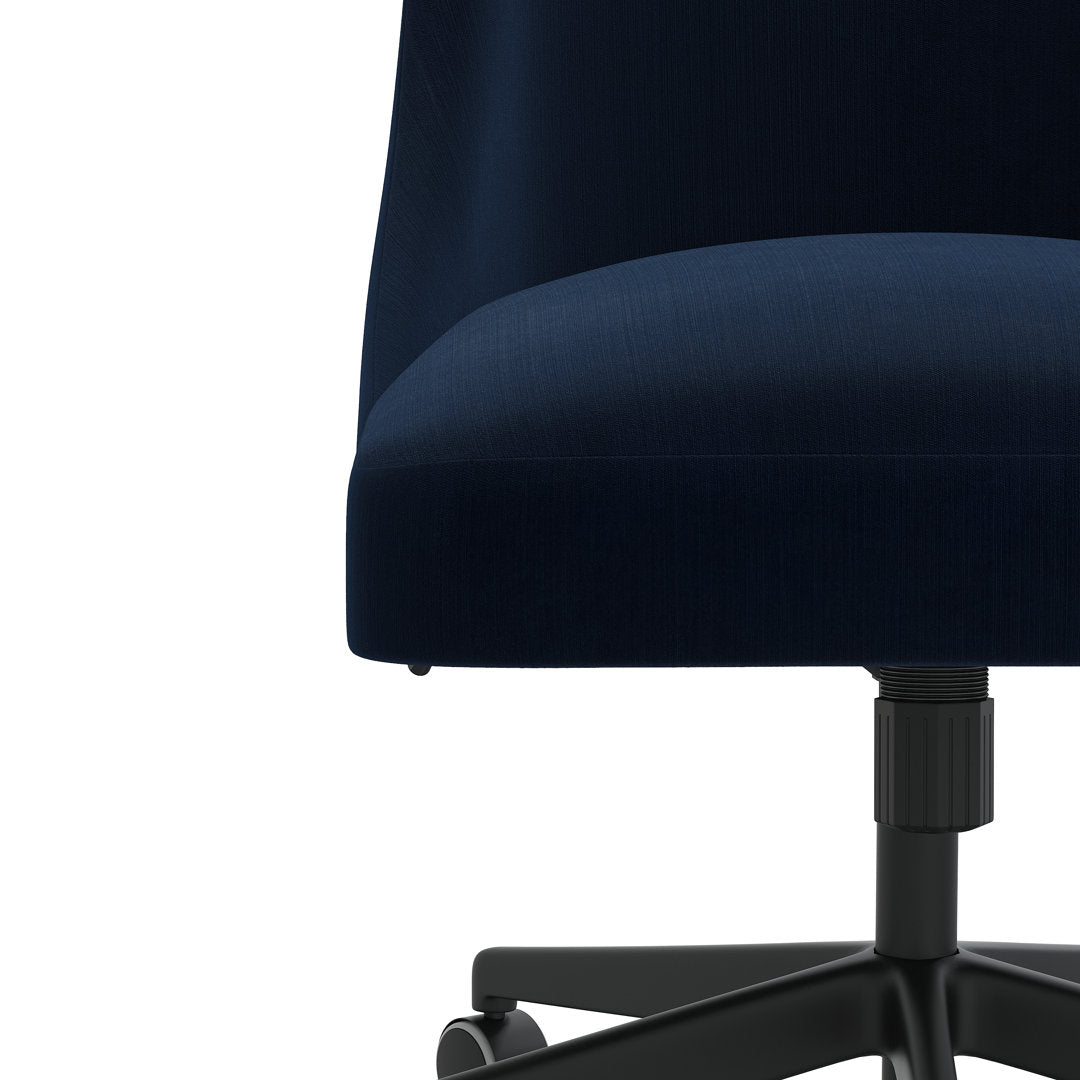 Acosta Task Chair AllModern Upholstery Color: Monaco Eclipse Velvet