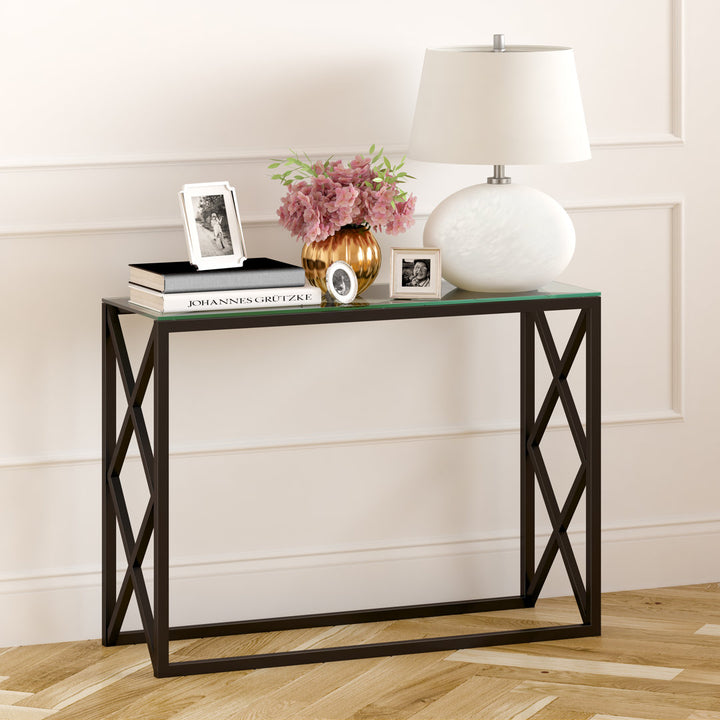 Wynnifred 42" Console Table Ebern Designs Color: Blackened Bronze