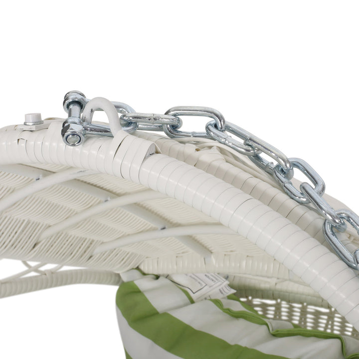 Berkshire Porch Swing Bayou Breeze Color: White/Green