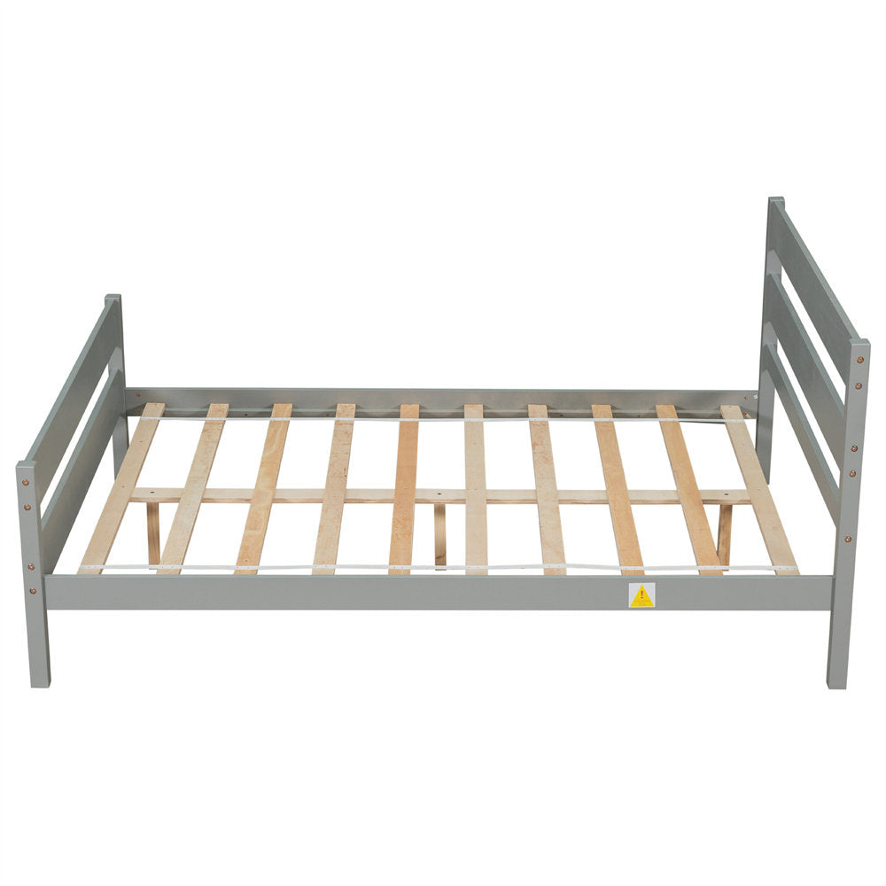 Unionstone 35.4" Bed Frame Red Barrel Studio® Color:  Gray