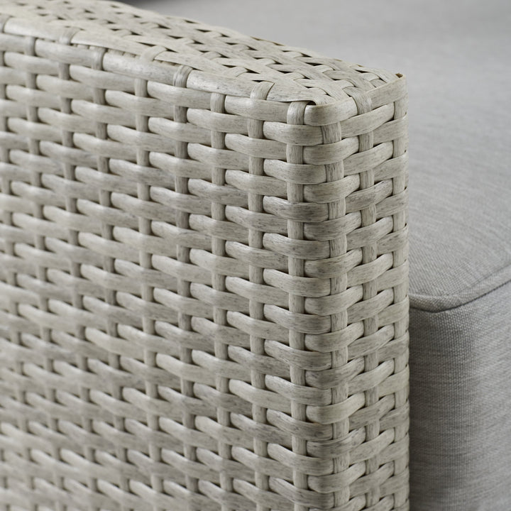 Gabor 75.75" Wide Outdoor Wicker Patio Sofa with Cushions Birch Lane™