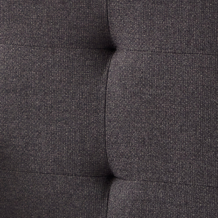 Aijha Square Tufted Upholstered Headboard Lark Manor™ Color: Charcoal Textured Size: King