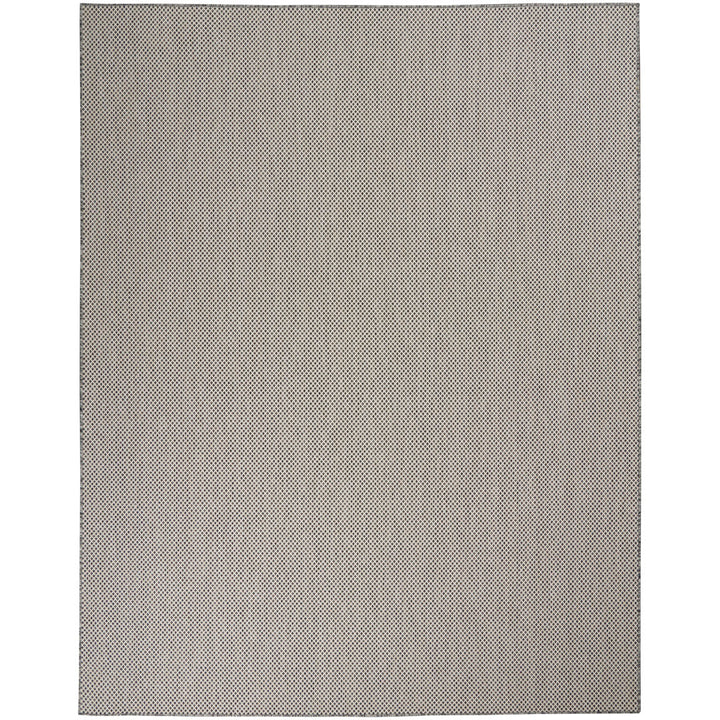 Leia Ivory/Charcoal Gray Indoor / Outdoor Area Rug Sand & Stable™ Rug Size: Rectangle 8' x 10'