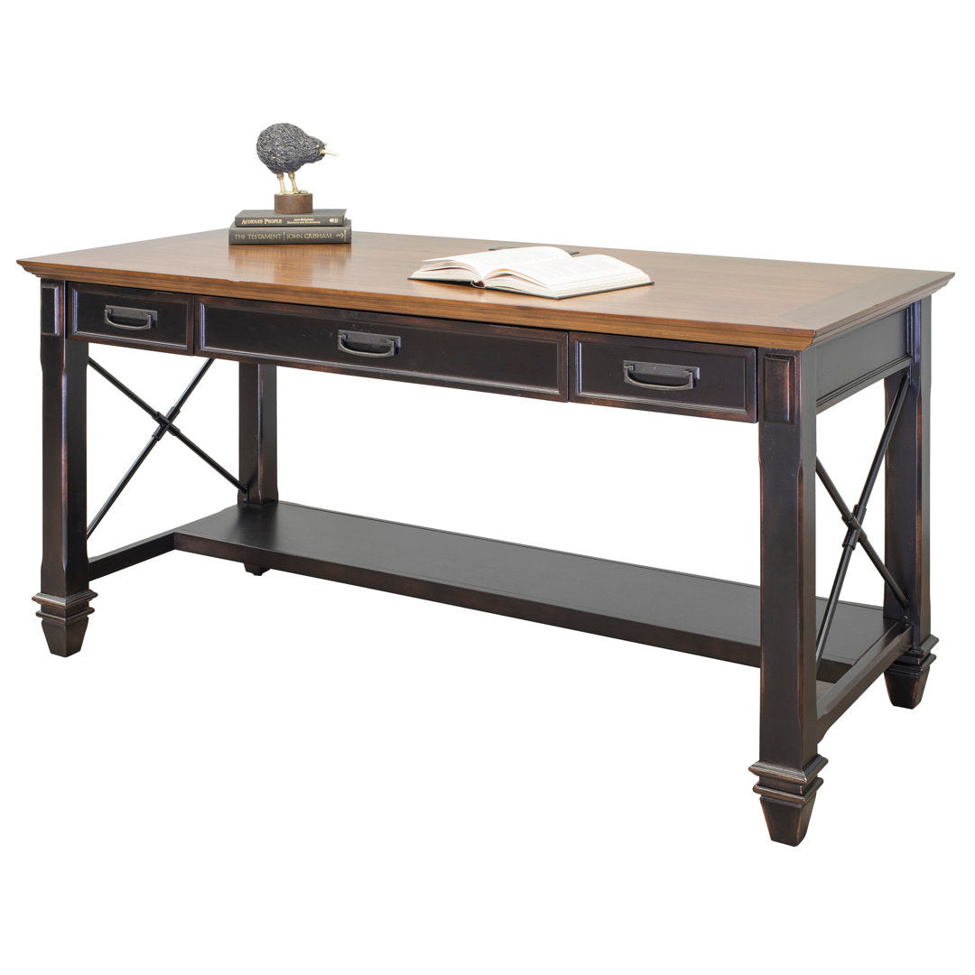 Biarni Desk Canora Grey Color: Chestnut/Brown