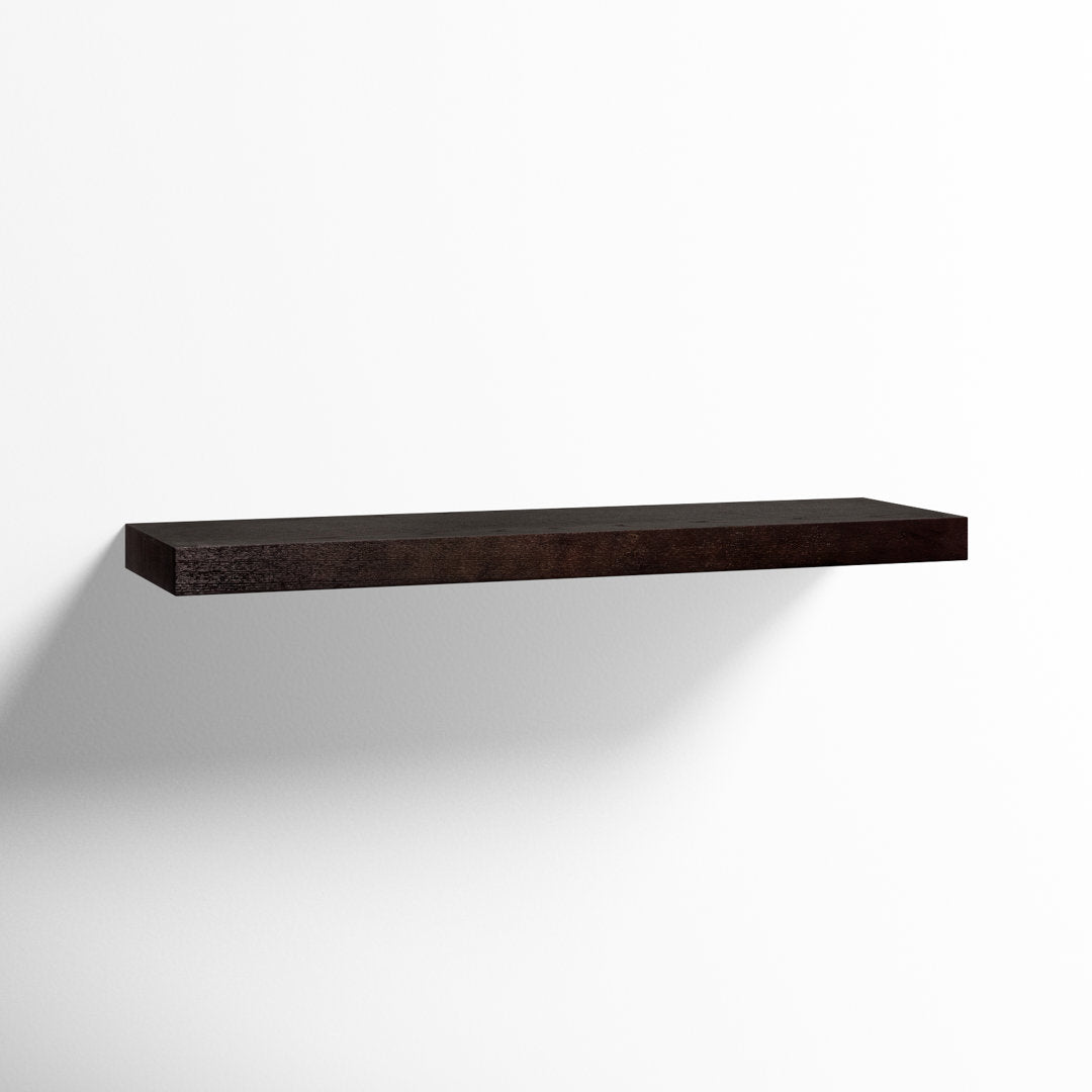 Sherice Floating Shelf AllModern Size: 1.97" H x 36.23" W x 10.24" D Finish: Wenge