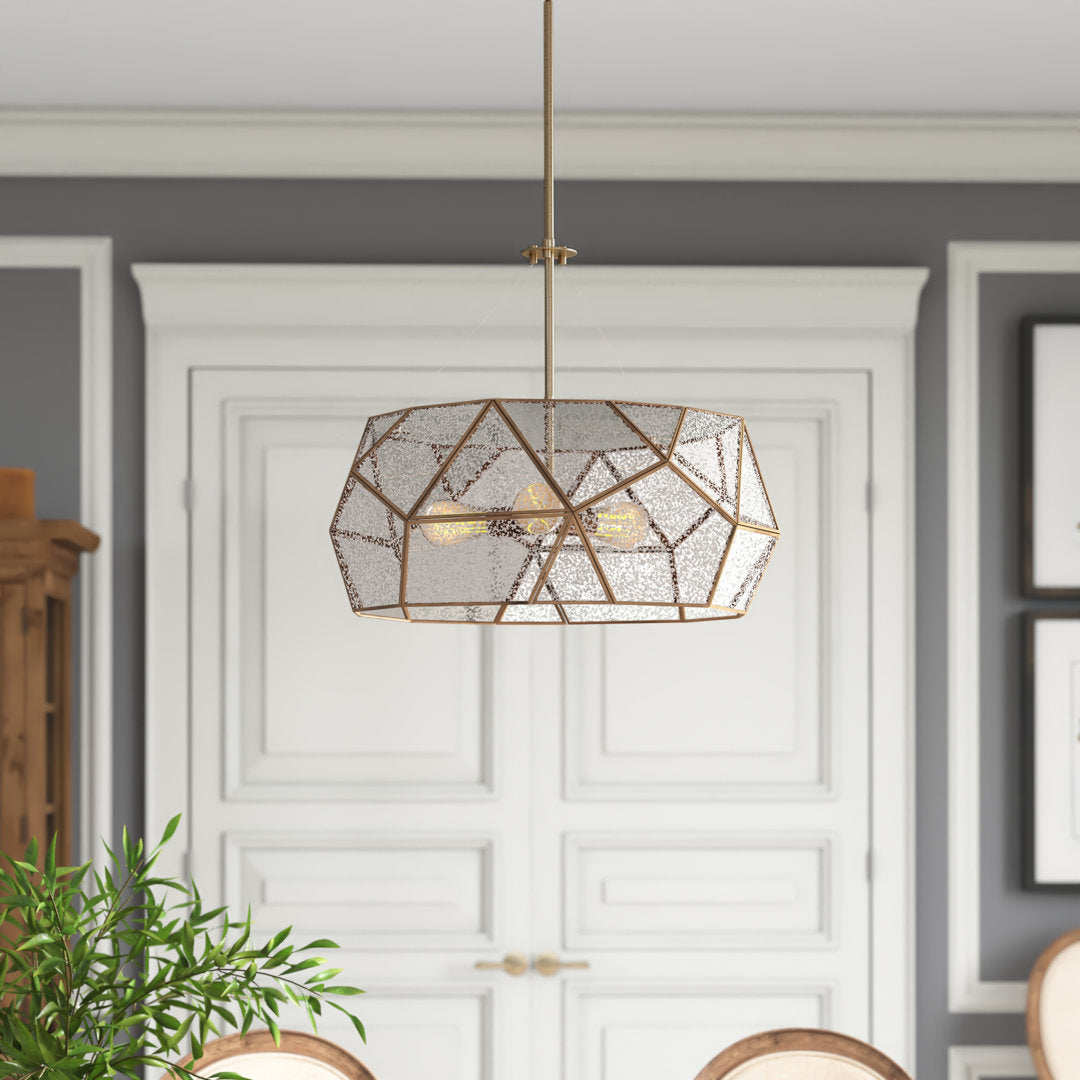 Alexander Single Drum Pendant Greyleigh™ Size: 28.5" H x 24" W x 24" D