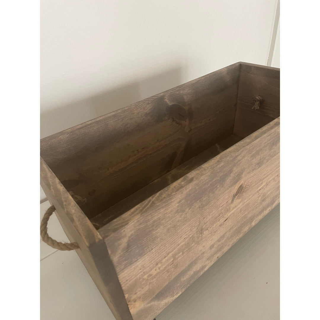 Addielynn Customizable Solid Wood Storage Box Gracie Oaks Customize: Yes