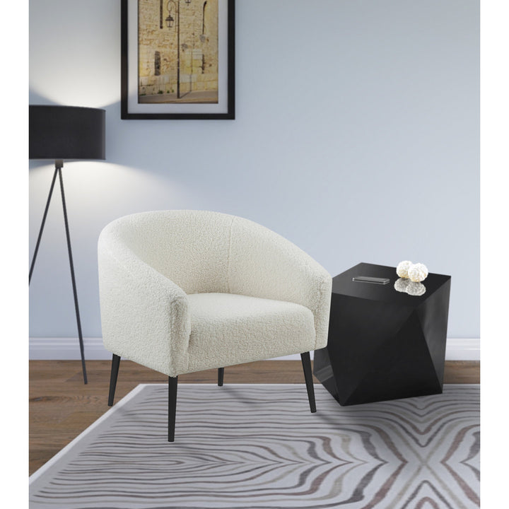 Tisch 30.5" W Barrel Chair Wrought Studio™ Leg Color: Matte Black
