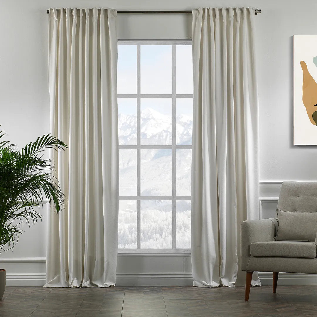 Extra wide x Extra Long Custom Made Decorative Single Panel Lilijan Home & Curtain Curtain Color: Dark Green Size per Panel: 100" W x 144" L