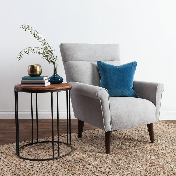 Abraxas Solid Wood Frame End Table Sand & Stable™