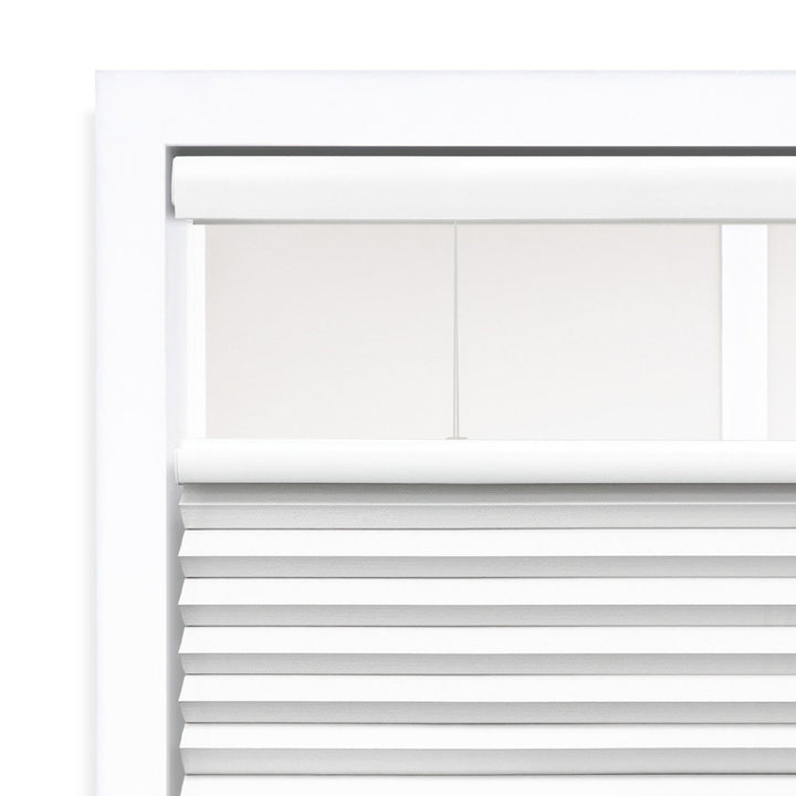 Sheba 1.5 inch Cordless Blackout Top Down bottom Up Cellular Shade Symple Stuff Blind Size: 68.5" W x 64" L Finish: White