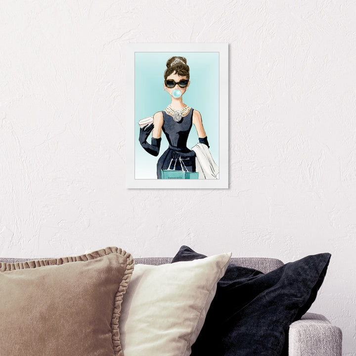 Bubble Gum Jewelry - Graphic Art on Canvas Oliver Gal Prints Size: 15" H x 10" W  Format: Wrapped Canvas