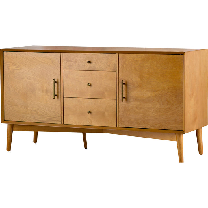 Landon 57" Wide 3 Drawer Buffet Table Crosley Color: Acorn
