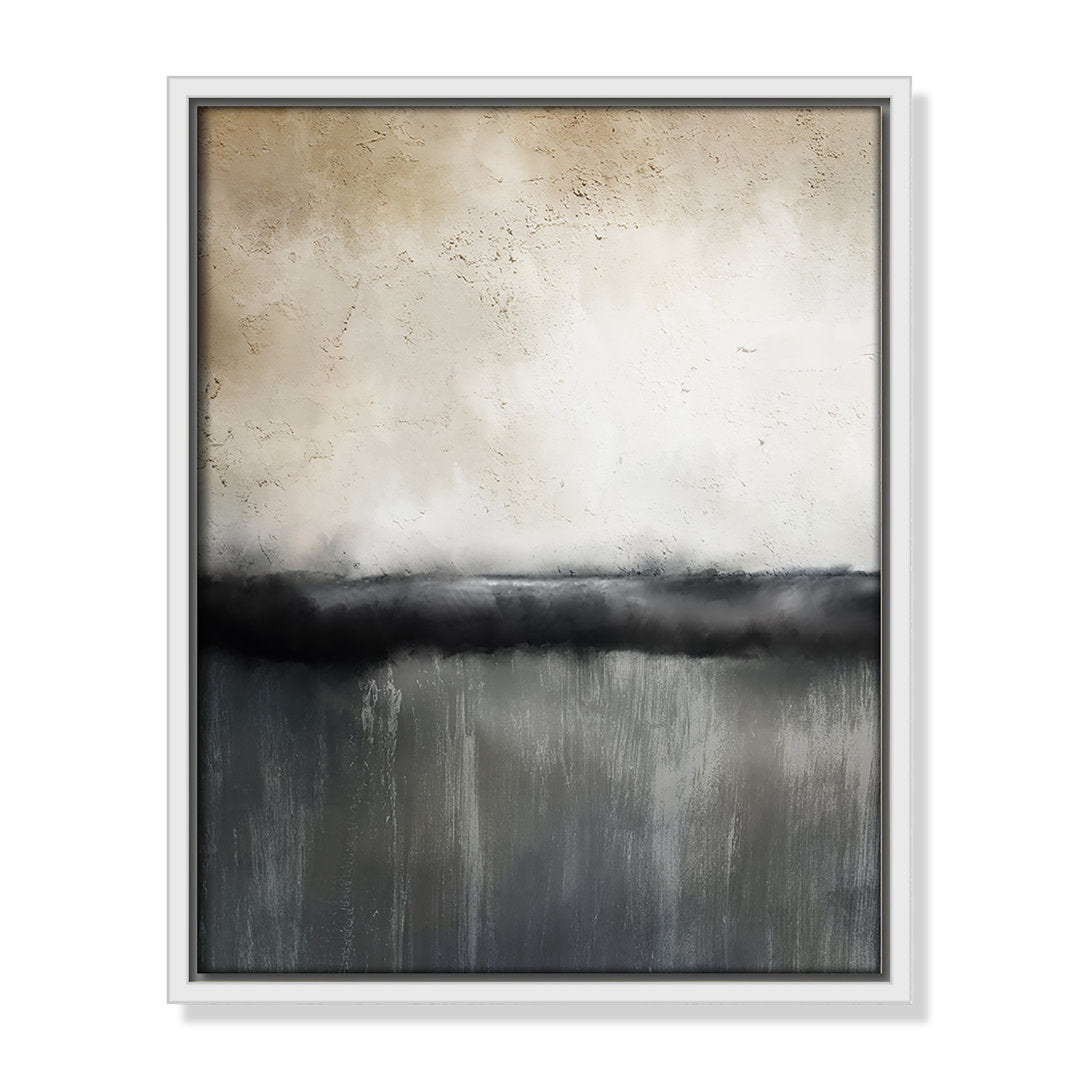 Sunset by Kimberly Allen Print Joss & Main Size: 15.5" H x 12.5" W x 2" D Format: White Framed Canvas