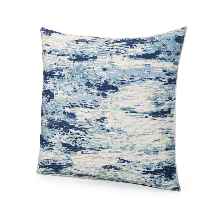 Jordana Square Pillow Cover & Insert Le Pouf Color: Blue