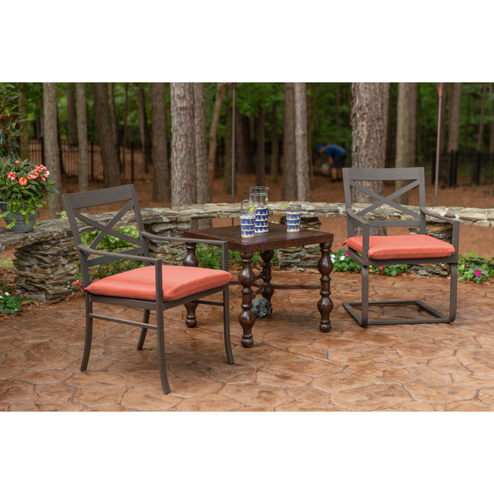 Outdoor Sunbrella Seat Cushion (Set of 2) Sol 72 Outdoor™ Cushion Color: Canvas Melon Sunbrella® Cushion Size: 20" W x 18" D