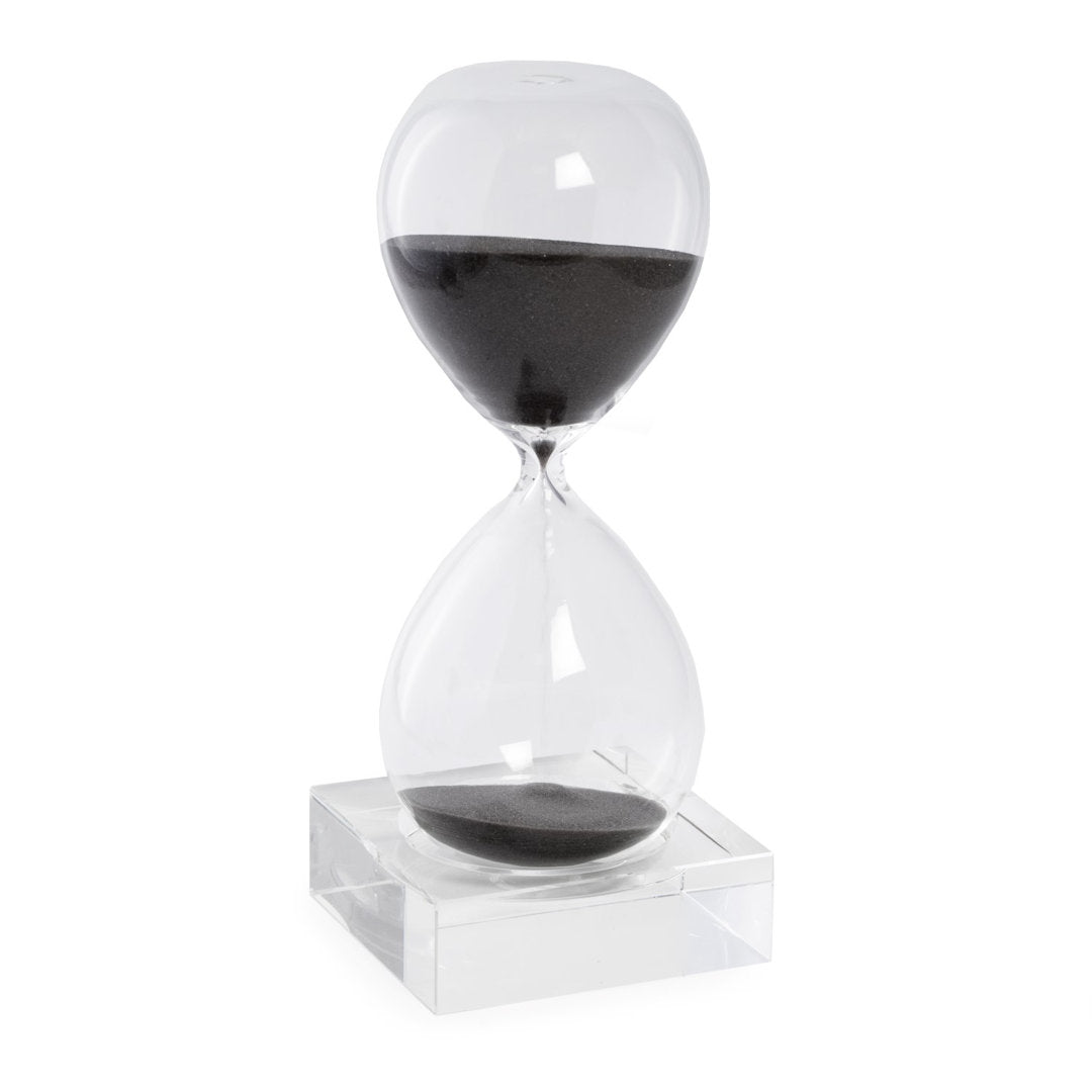 Cobie Hourglass Ivy Bronx Size: 10.5" H x 3.5" W x 3.5" D Finish: Black