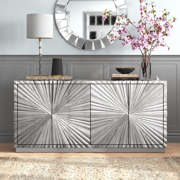 Anni 66'' Wide Sideboard Willa Arlo™ Interiors Color: Silver