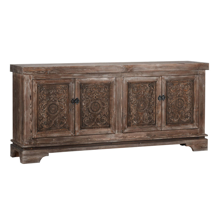 Aliana 82" Wide Pine Wood Sideboard Langley Street®