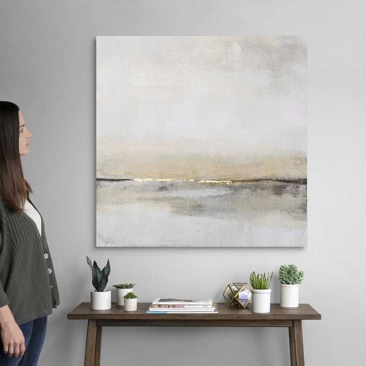 Horizontal Flow I by Tim O'Toole - Painting Print on Canvas Steelside™ Size: 36" H x 36" W Format: Wrapped Canvas
