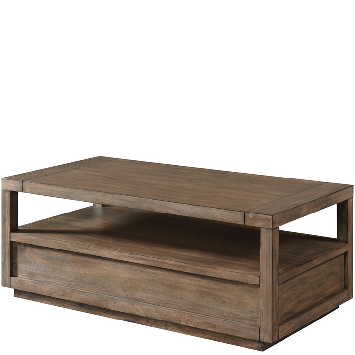 Vincenta Block Coffee Table with Storage Birch Lane™