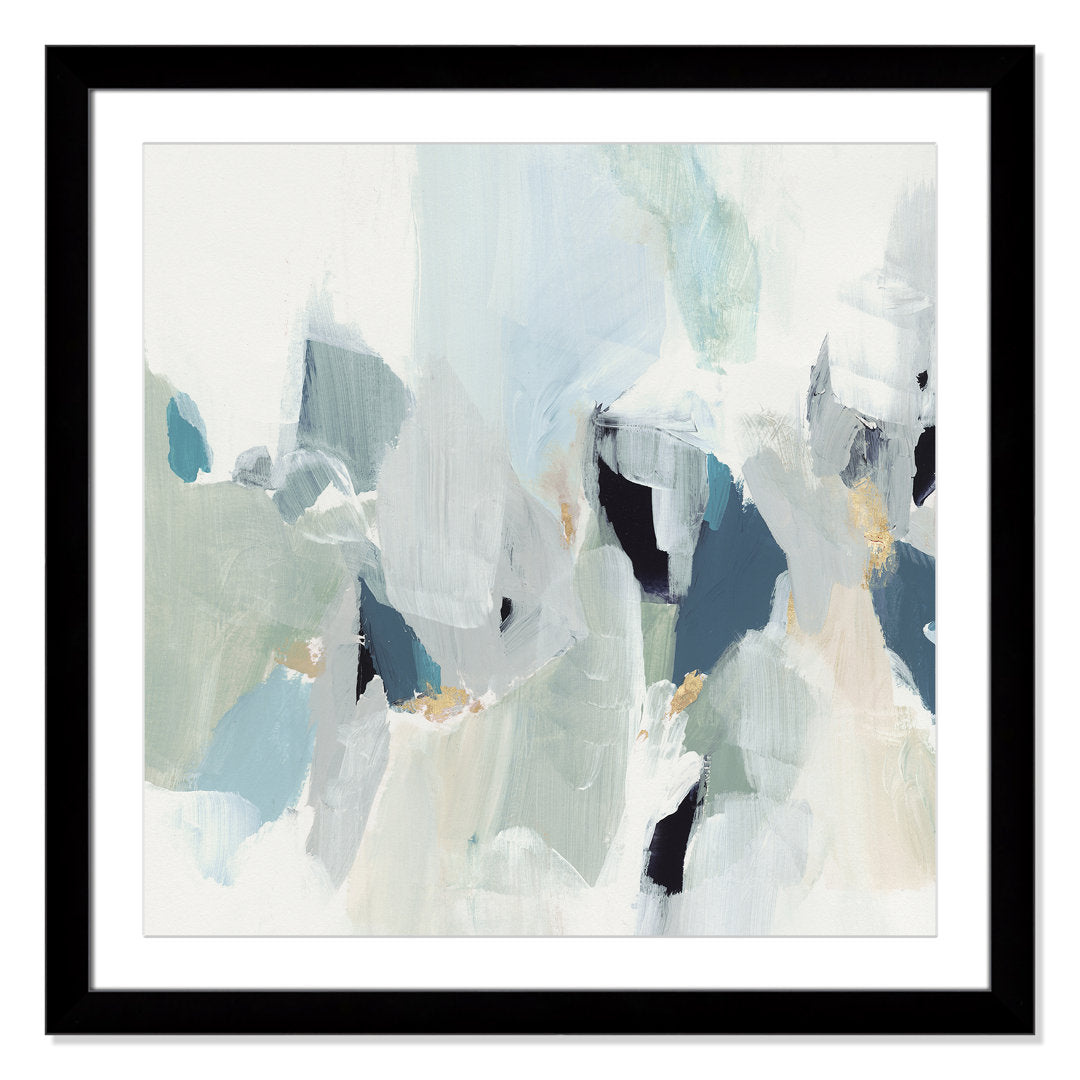 Little Talks II by Isabelle Z - Picture Frame Print on Canvas Casa Fine Arts Size: 33.5" H x 33.5" W x 1.25" D Format: Black Picture Framed Paper