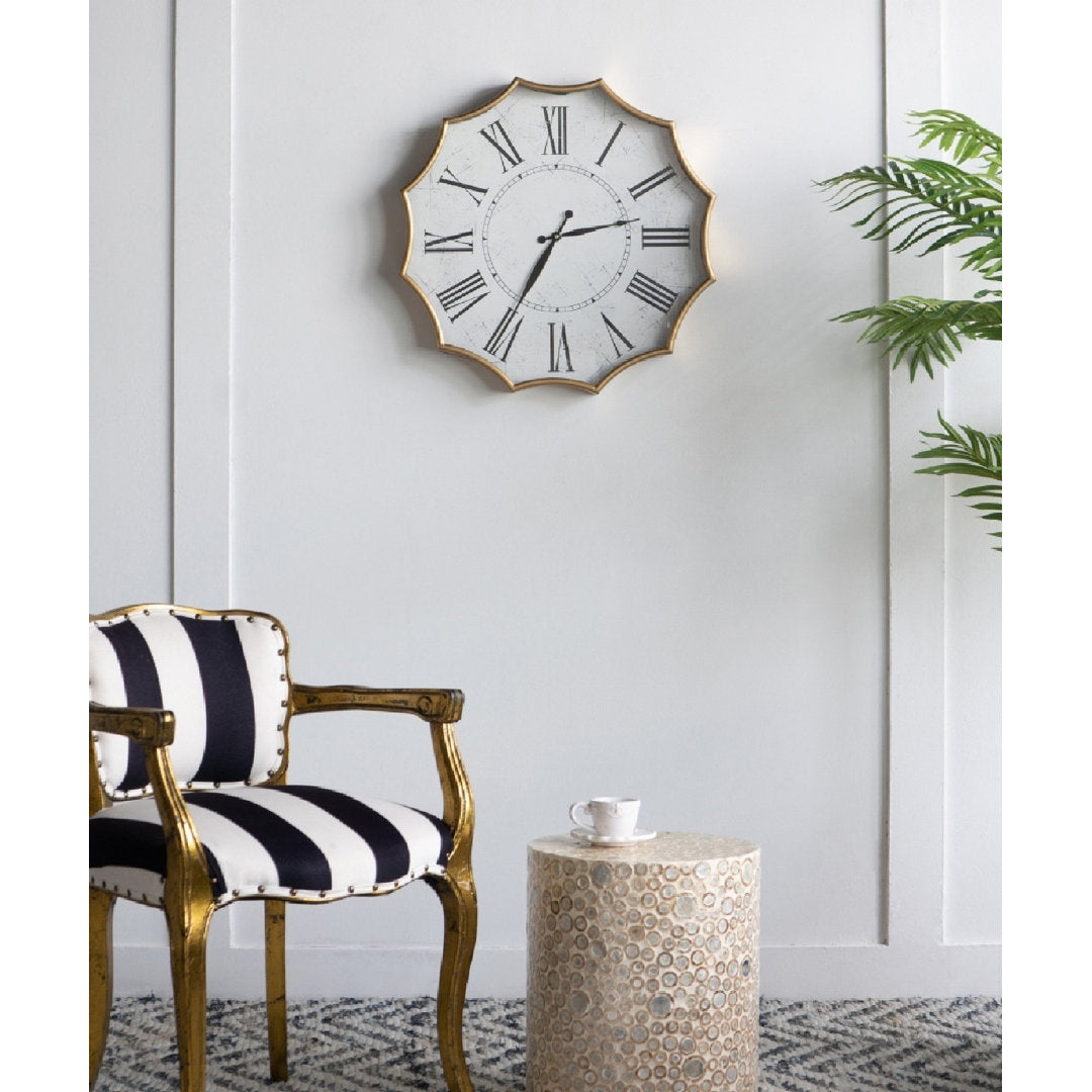 Jacqualin Metal Wall Clock House of Hampton®