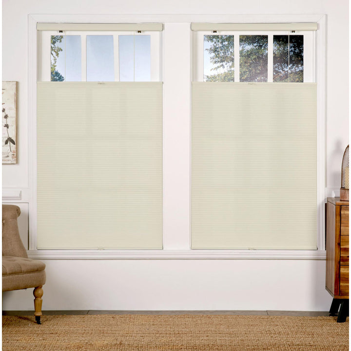 1 inch Cordless Semi-Sheer Light Filtering Top Down Bottom Up Cellular Shade Symple Stuff Blind Size: 68"W x 72"L Finish: Alabaster