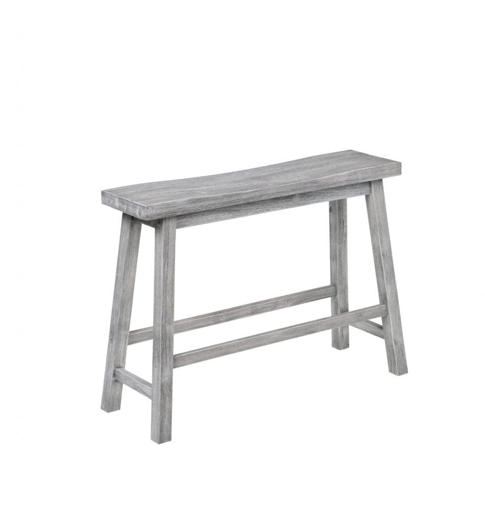 Colynn 4 - Person Counter Height Rubberwood Solid Wood Dining Set Dakota Fields Color: Storm Gray Wire-Brush