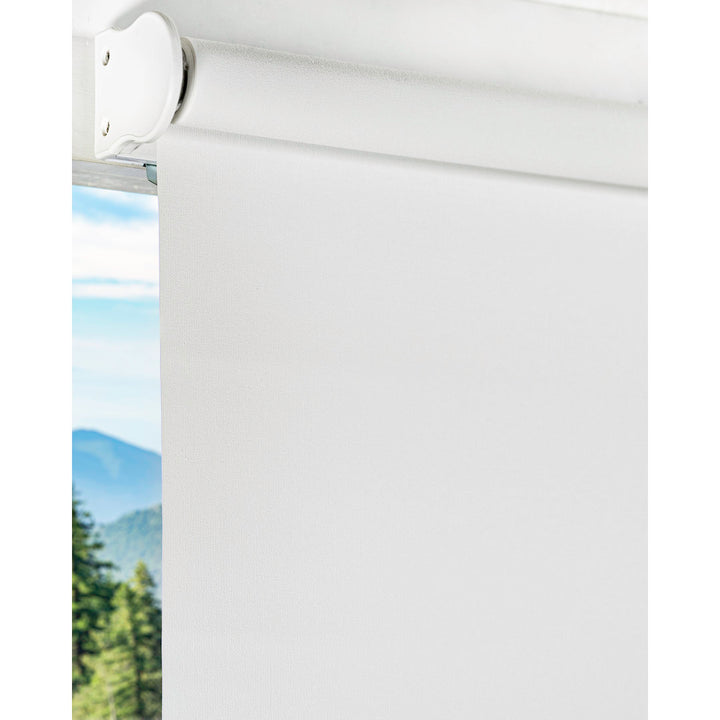 Shaunna Snap-N'-Glide Cordless Room Darkening Roll-up Shade Symple Stuff Color: Byssus White Blind Size: 61"W x 72"L