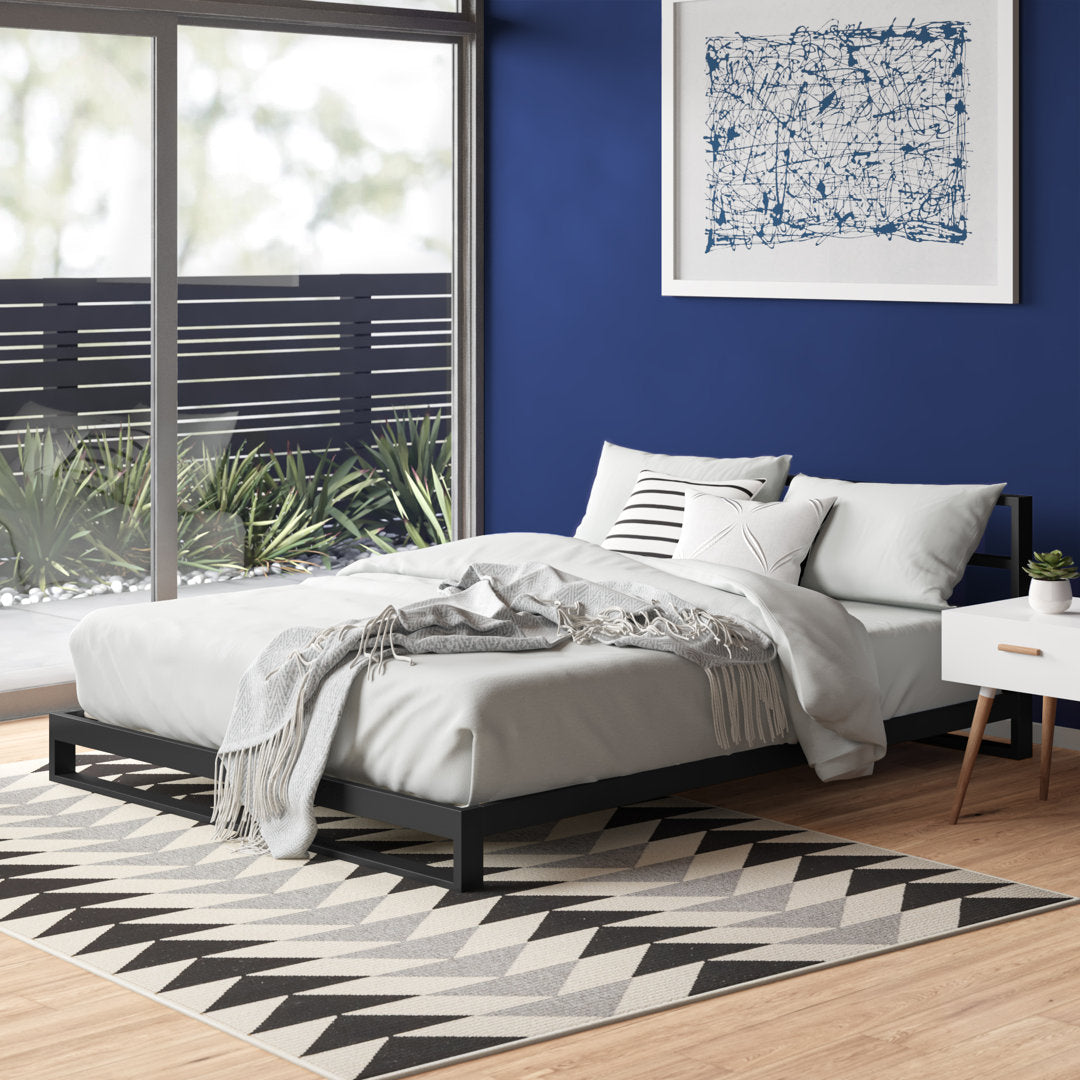 Sarethya Low Profile Platform Bed Ebern Designs Size: Queen