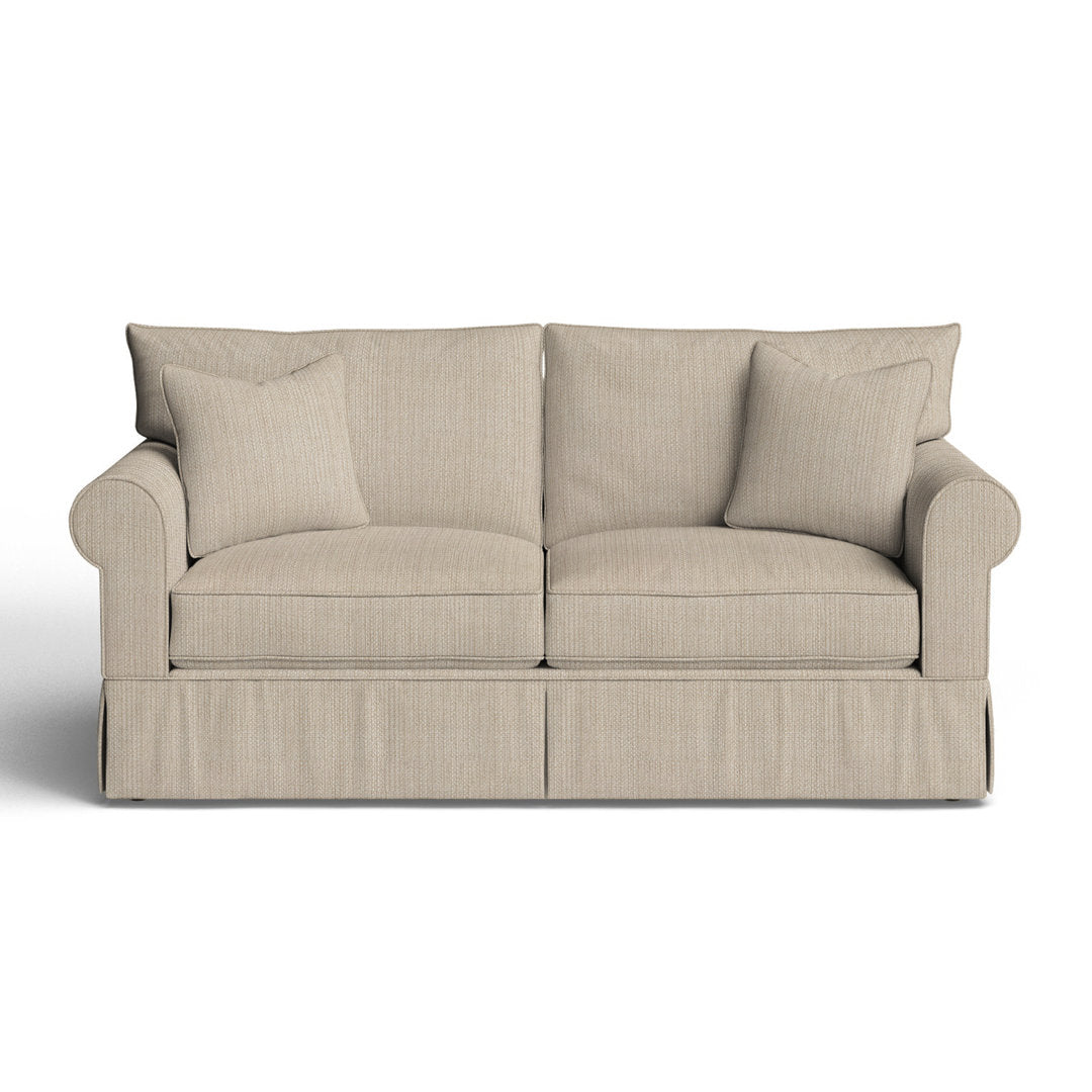 Amari 83" Slipcovered Sofa Wayfair Custom Upholstery™ Fabric: Canvas Granite Sunbrella® Canvas