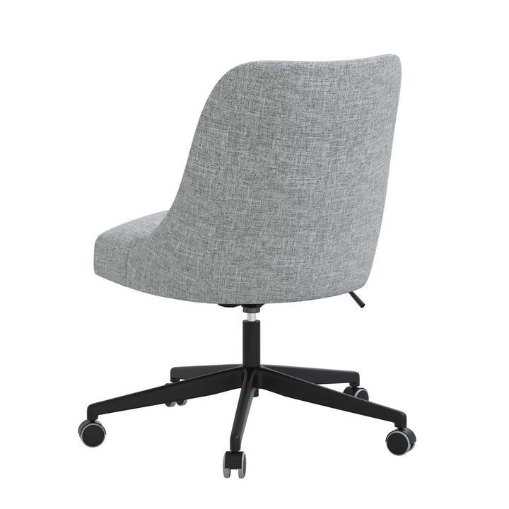 Acosta Task Chair AllModern Upholstery Color: Zuma Pumice Textured Linen