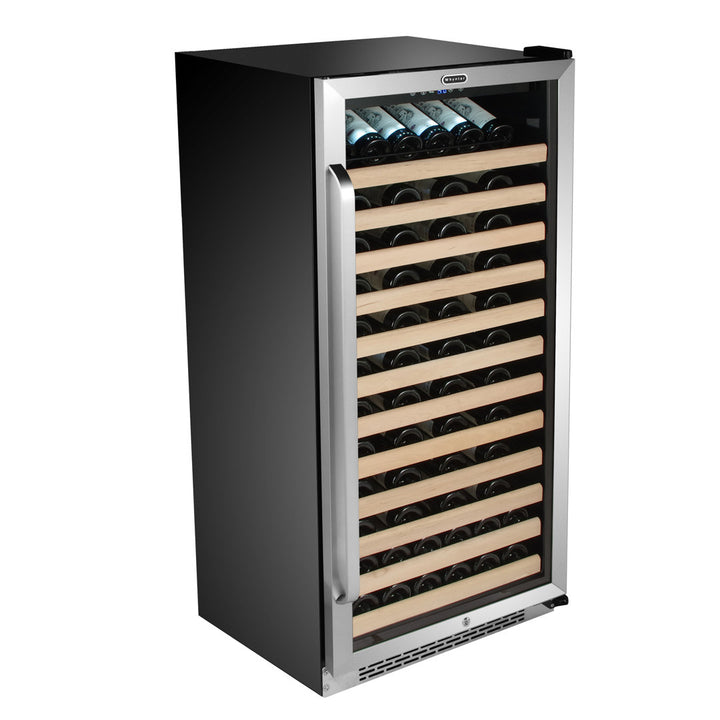100 Bottle Single Zone Freestanding Wine Refrigerator Whynter