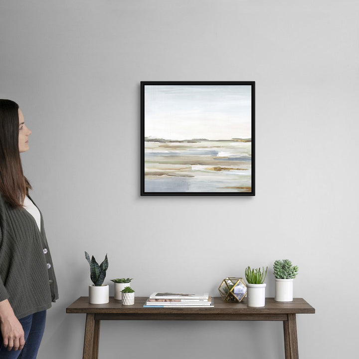 Vastness II by Eva Watts - Painting Print Wade Logan® Size: 22" H x 22" W x 1.75" D Format: Black Framed Canvas